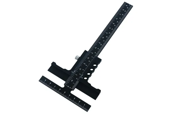 Premium Sliding Marking Gauge Aluminum Alloy Scribing Measuring Tool With Precision Depth Gauge And T-square Ruler