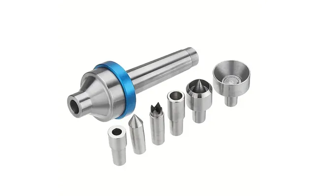 Red Arrow High-precision Mt2 Woodworking Live Center With 6 Interchangeable Points For Woodturning And Wood Lathes
