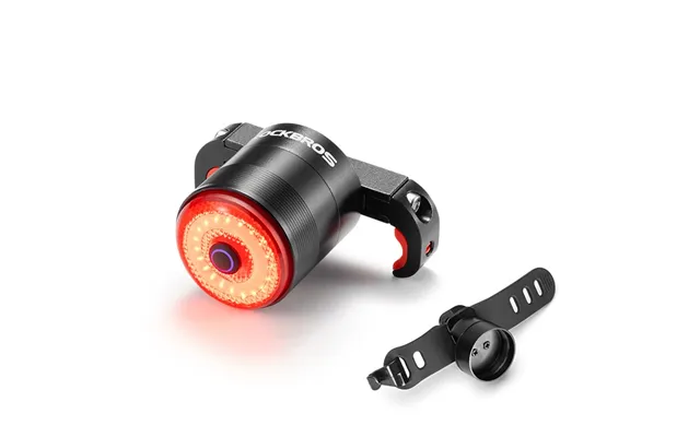 Rockbros Q5 Mini Smart Auto Bike Taillight Vibration Sensing Light Sensitivity Brake Rear Light Ipx6 Waterproof Type-c C