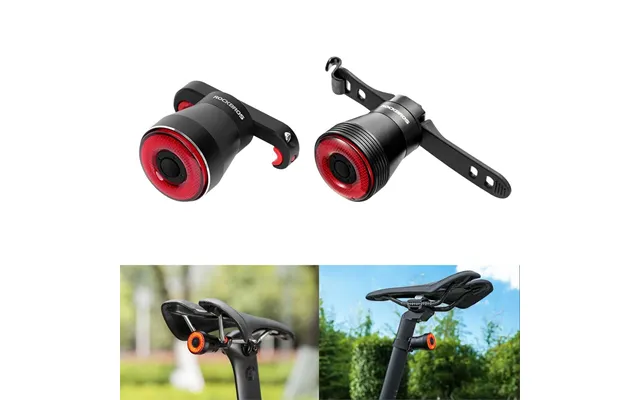 Rockbros Q5 Smart Auto Brake Sensing Bicycle Taillight Vibration Sensor Wake-up Ipx6 Waterproof Usb Charging Bike Rear L
