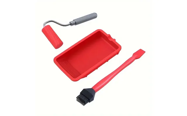 Ruitool Silicone Glue Roller And Tray Carpenter Woodworking Glue Applicator Kit