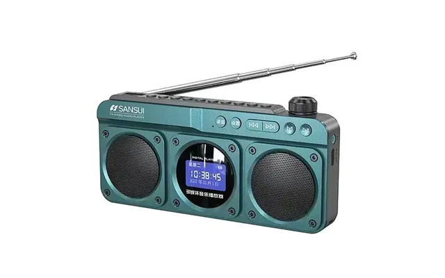 Sansui F28 Dual Speaker Wireless Bluetooth Radio With Bass Diaphragm Digital Display Support U Disk Tf Card Headphones P