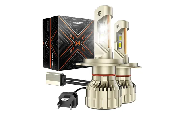 Sealight X4 28000lm Pair 110w Car Led Headlight Bulbs 6500k Cool White Led Light Ip68 Waterproof