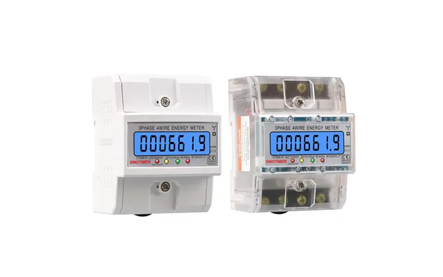 Sinotimer Dts6619 New Model 100a Lcd Digital Display With Backlight Power Meter In Energy Meters Smart Electric Meter 3