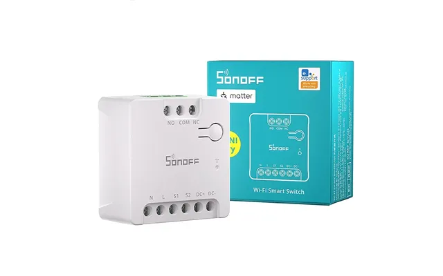 Sonoff Mini-d Dry Wifi Smart Switch With Matter Dry Contact Output Ac Dc Input Compatible Alexa & Google Home For Garage