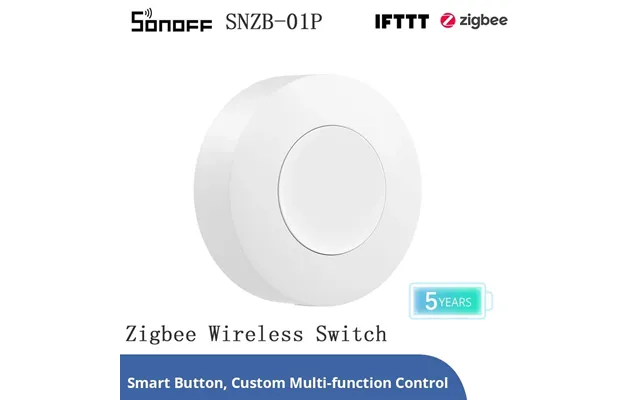 Sonoff Snzb-01p Zigbee3.0 Wireless Smart Switch Custom Button Action Two-way Control Smart Scene Control With Alexa Goog