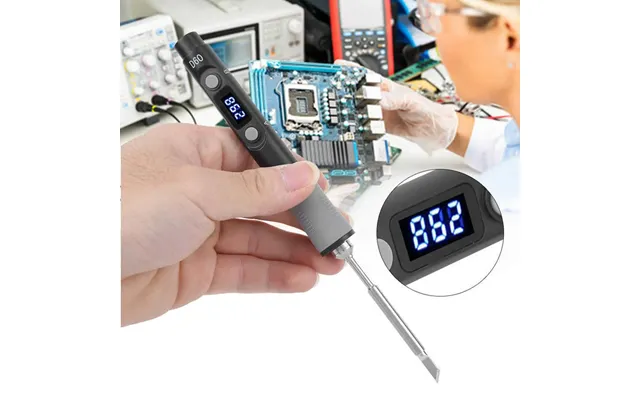 Sq-d60 60w Digital Soldering Iron Station Dc12-24v Type-c Interface 100 -400 Adjustable Temperature