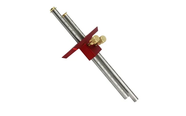 Stainless Steel Woodworking Marking Gauge European Double Head Mortise Gauge Scriber Ruler