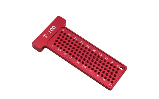 T Type Woodworking Scriber Metric Inch Precision T-ruler T 100mm And T 4in Pocket Marking Gauge Measurement Manual Marki