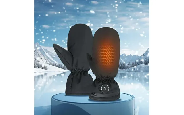 Tengoo 3 Gears Electric Heated Gloves Usb Rechargeable Heating Mittens Winter Warm Touch Screen Gloves Cycling Glove Out