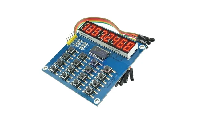Tm1638 3-wire 16 Keys 8 Bits Keyboard Buttons Display Module Digital Tube Board Scan And Key Led Geekcreit For Arduino