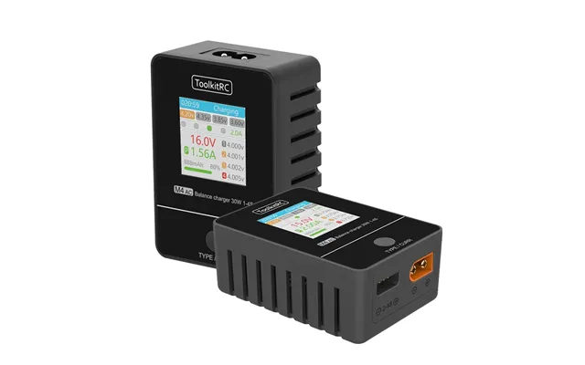 Toolkitrc M4ac 30w 2.5a With Color Lcd Screen Balance Charger Discharger For 1-4s Lipo Lihv Life Lipostorage Battery