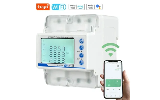Tuya Wifi 3p4w Electric Energy Meter Three Phase Reclosure Switch Intelligent Reclosing Protector