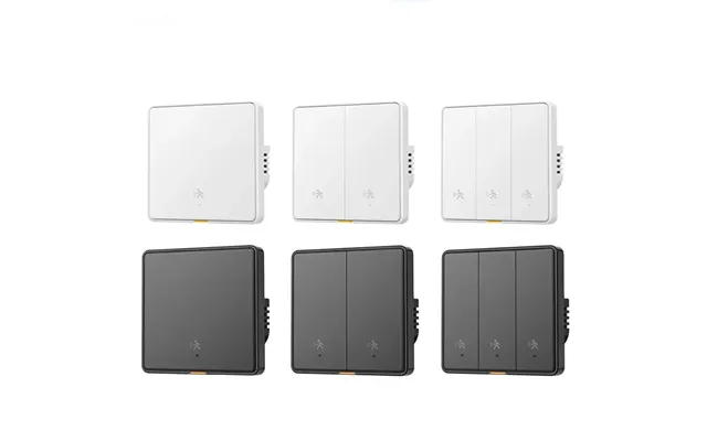 Tuya Zigbe 1 2 3 Gang Smart Wall Light Button Switch With 6m Radar Human Motion Detection Alarm Sensor No Need Neutral W