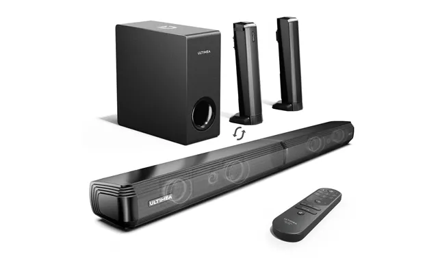 Ultimea Apollo S50 4.1ch Soundbar Bluetooth Soudbar 5 Units 3 Mode Audio Dsp Chip Bassmax Tech Wired Soundbar Detachable