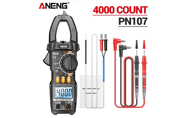 Upgrade Aneng Pn107 Multifunctional Clamp Meter With Ac Dc Voltage Ac Current Resistance Capacitor Hz Frequency Temperat