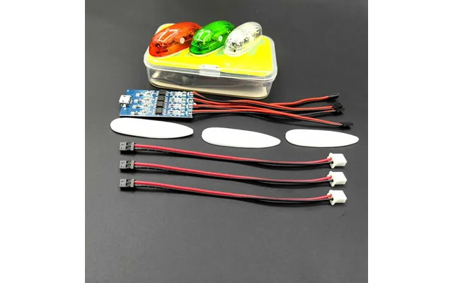 Uruav Sl03 Wireless Night Flight Led Flash Light Built-in 85mah Lipo Battery For Rc Airplane Fpv Racer Drone