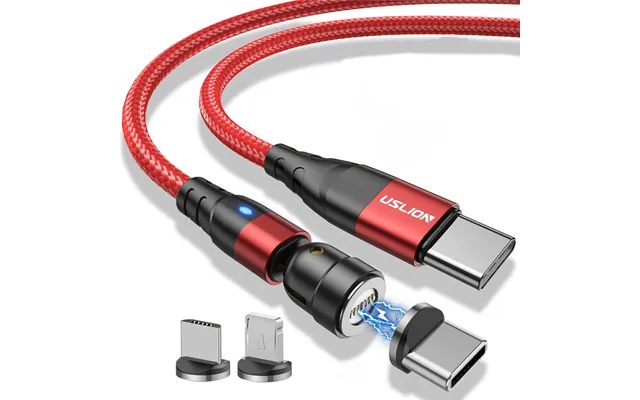 Uslion Pd60w Type-c For Type-c Ip Micro Cable Fast Charging Data Transmission Magnetic Line 1m 2m Long For Iphone14 Pro