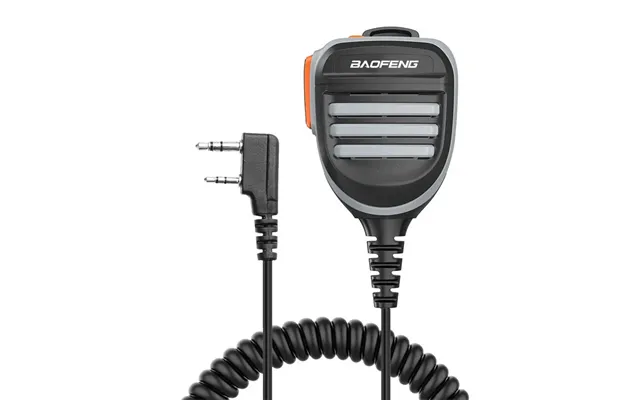 Waterproof Handheld Microphone Shoulder Mic Handheld Mic Universal K Head For Baofeng Walkie Talkie
