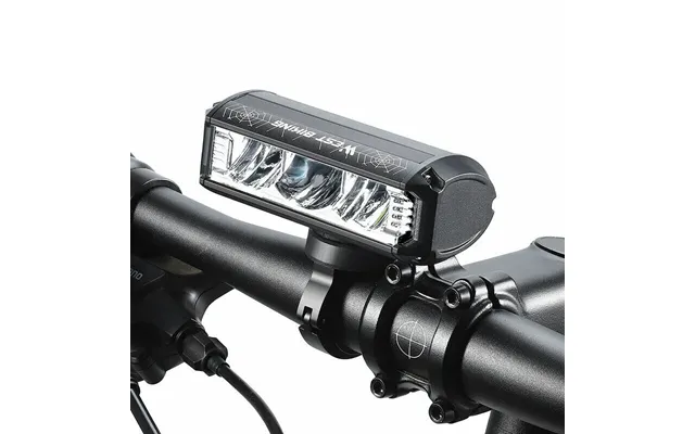 West Biking 1750lm Super Brightness Bike Headlights 4000mah Battery Waterproof 4 Light Modes Type-c Rechargeable Aluminu