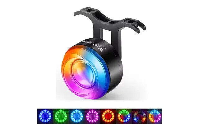 West Biking Smart Brake Sensing Bike Taillight 400mah Battery 8 Lighting Modes Waterproof Type-c Rechargeable Vibration