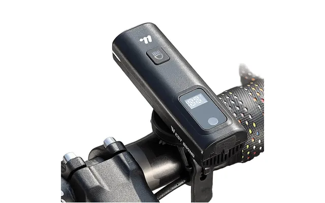 West Biking Smart Led Digital Display Bike Headlight 1500mah Battery Type-c Charging Waterproof Mini Portable Bicycle Fr