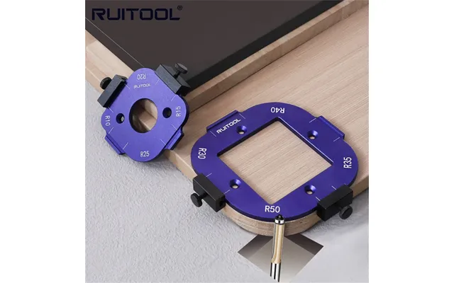 Woodworking Corner Jig Metal Router Template Guide Quick Radi Positioning For Woodcraft Diy Frame And Table Edge Shaping