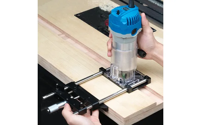 Woodworking Slotting Bracket For 65mm Trimmer 0.01mm Fine Adjustment Invisible Fasteners Slotting Guide Base