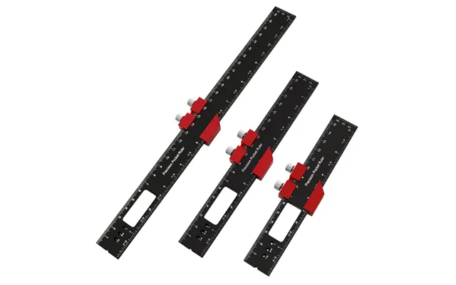 Woodworking T-type Pocket Ruler Aluminum Slide Ruler 6.3in - 7