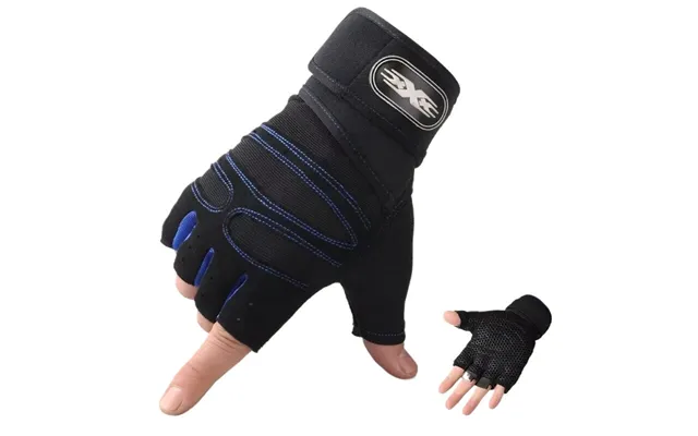 Xanes Cycling Gloves Fitness Weight Lifting Wristband Half Finger Gloves Body Building Training Sports Exercise Gloves