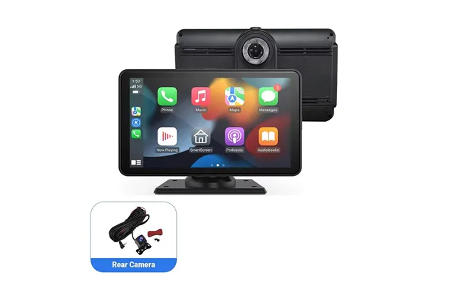 Yuehoo 7 Inch 2 Lens 4k Car Mp5 Player Recorder Touch Screen Wireless Carplay Android Auto Mirror Link For Airplay Porta