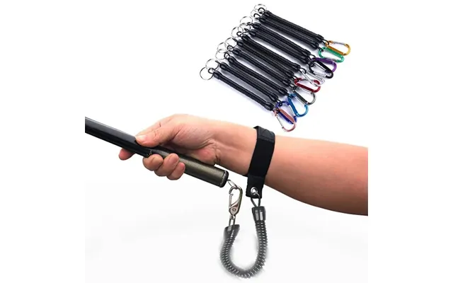 Zanlure 5pcs 22cm Pull Elastic With Anti-lost Hand Rope Grab Retention Elastic Cable Protection Flexible Fishing Tool