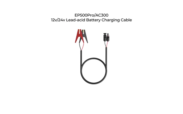 12v 24v Lead-acid Battery Charging Cable - Ep500pro Ac300