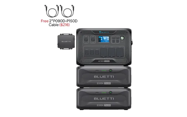 Bluetti Ac500 B300s Whole-home Battery Backup Power 5000w Pure Sine Wave Inverter