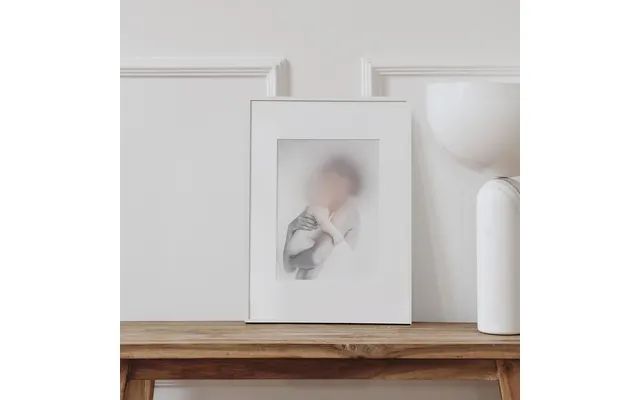 A Mother's Touch Empathy Art Print White Frame 11.8 X 15.8 In - 30 X 40 Cm