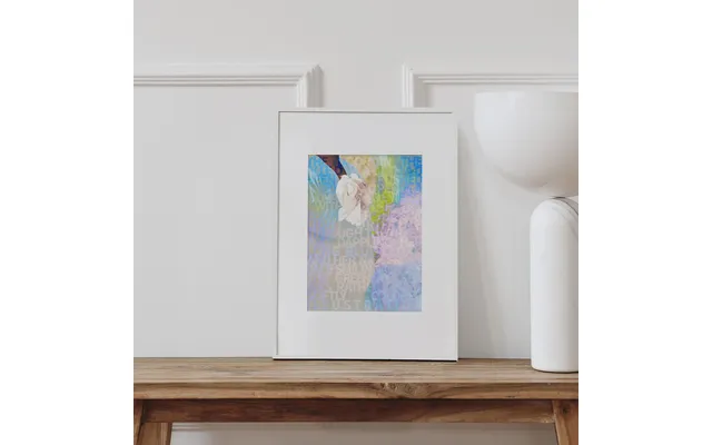 It's Mother Unconditional Love Art Print White Frame 11.8 X 15