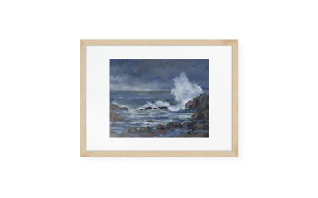 No Good Choice Art Print Oak Frame 23.8 X 31.5 In - 60 X 80 Cm