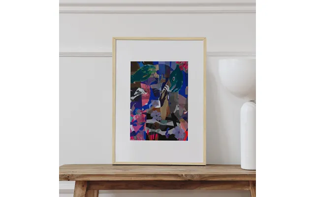 Portrait Of The Beautifully Dead Day Art Print Oak Frame 23.8 X 31