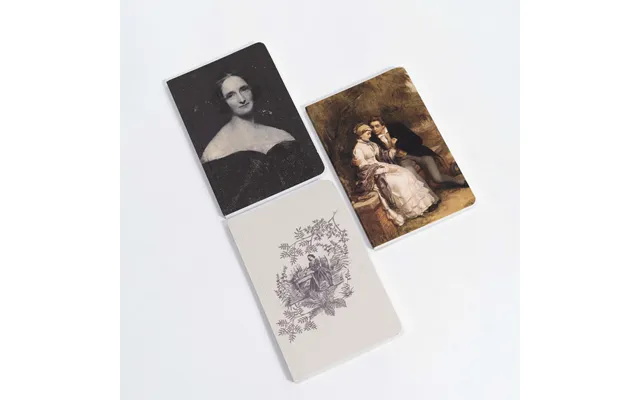 Set Of 3 Pocket Journals - Portraits Of Mary Shelley