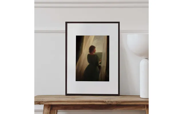 The Discovery Art Print Black Frame 23.8 X 31.5 In - 60 X 80 Cm