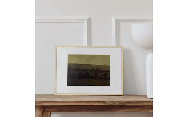 The Moors Art Print Oak Frame 11.8 X 15.8 In - 30 X 40 Cm
