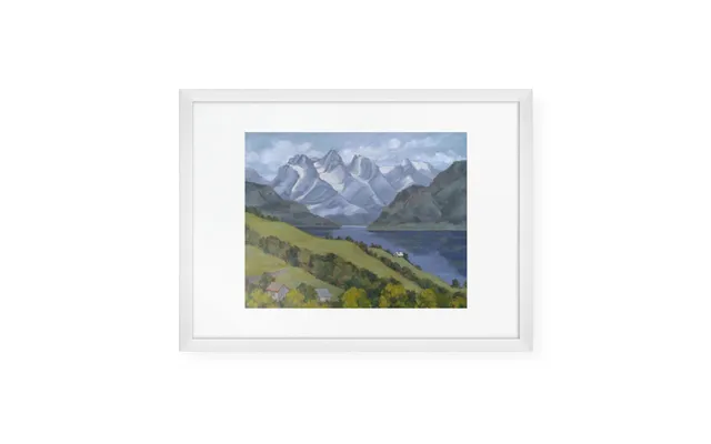 The Tranquility Of Home Art Print White Frame 11.8 X 15.8 In - 30 X 40 Cm