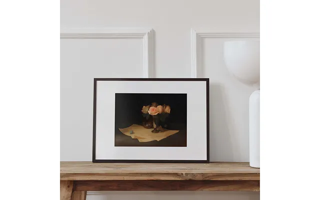 Vanitas Still Life Art Print Black Frame 11.8 X 15.8 In - 30 X 40 Cm