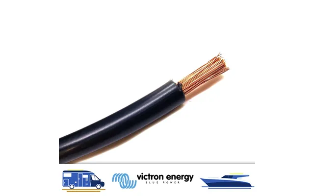 Black 16mm2 Cable Per Meter 110amp Dc For Victron Orion Battery Chargers