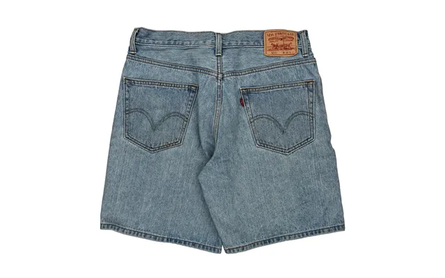 550 Levis Denim Shorts - 34w 9l Light Wash Denim