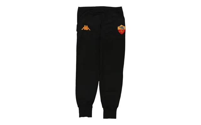 Age 11-12 As Roma Kappa Football Tracksuit - 3xl Black Polyester