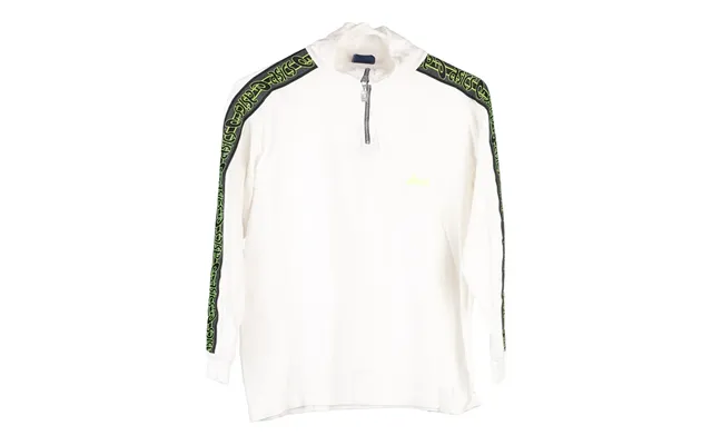 Age 14 Asics 1 4 Zip - Medium White Cotton