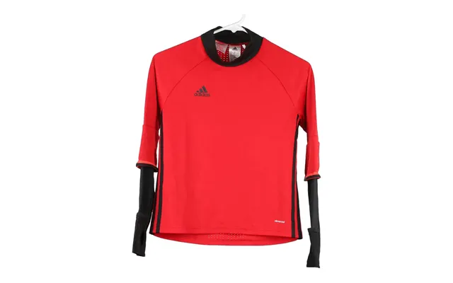 Age 9-10 Adidas Track Jacket - Small Red Cotton