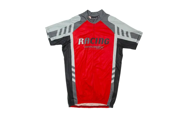 Brunex Cycling Mens Jersey Red 1 2 Zip L