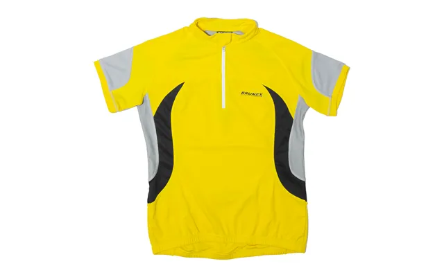Brunex Cycling Shirt Mens Jersey Yellow 1 4 Zip M